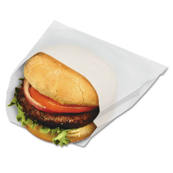 WAXED PAPER SANDWICH BAG  GREASE RESISTANT 1000/CS(508)