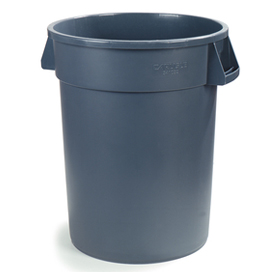 32 GL ROUND WASTE CONTAINER  GREY
